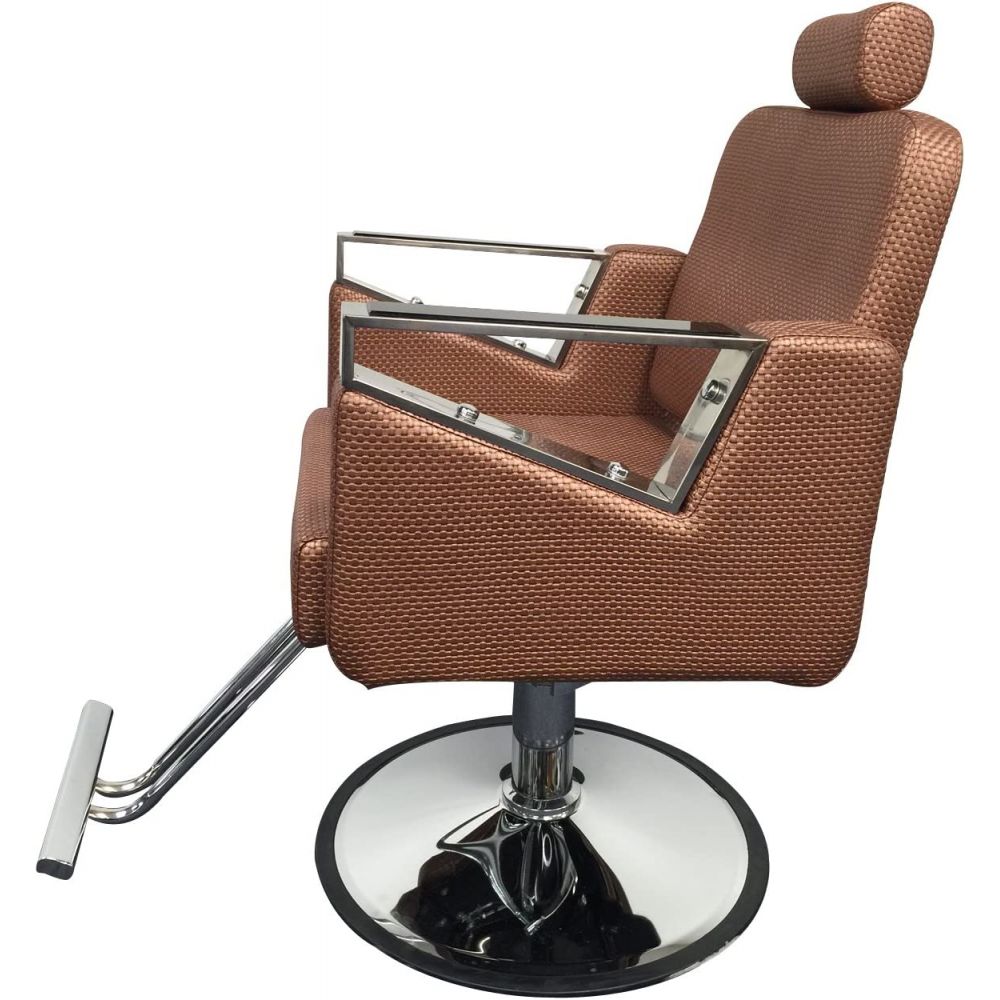 Rose Gold Executive Luxurious Reclining Hydraulic Salon Chair